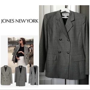Jones New York Houndstooth Blazer Size 4